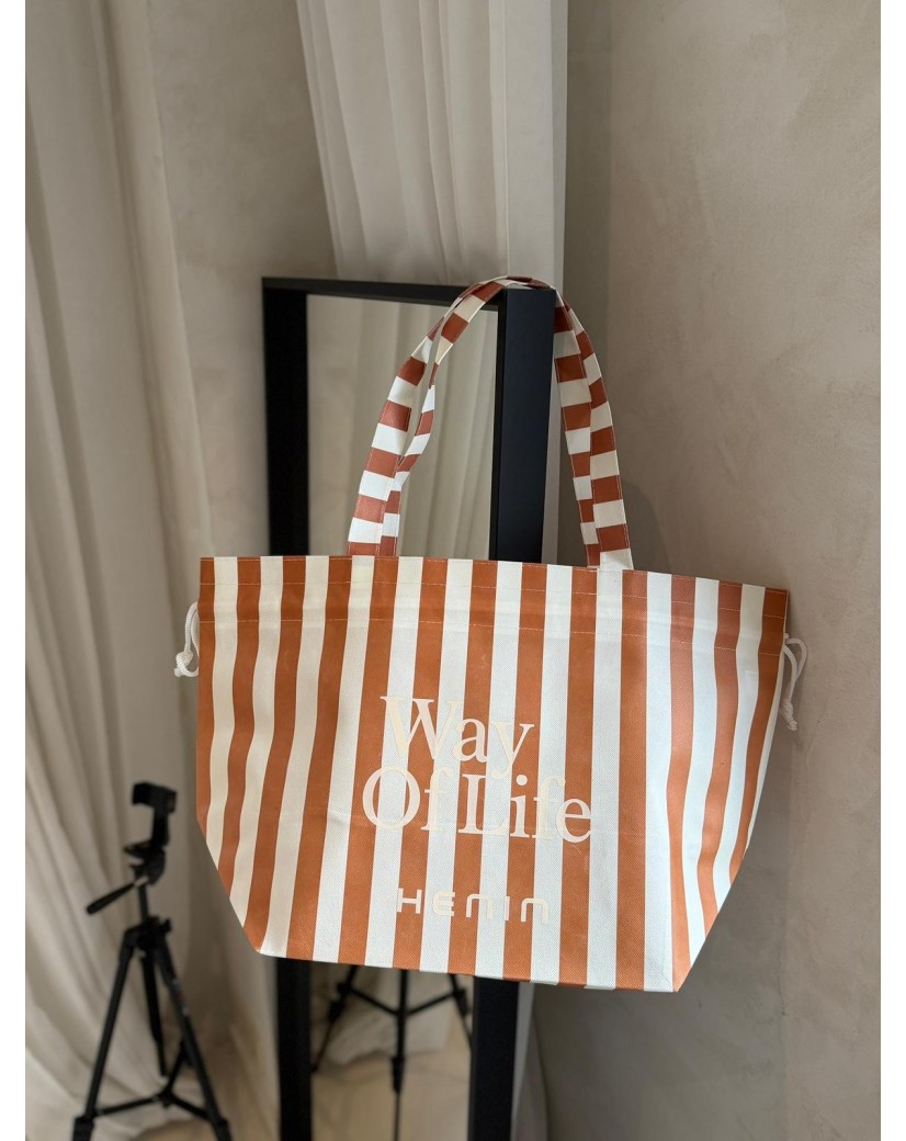 Bolsa NICE LINEA Terracota – L (58 x 24 x 35 cm)