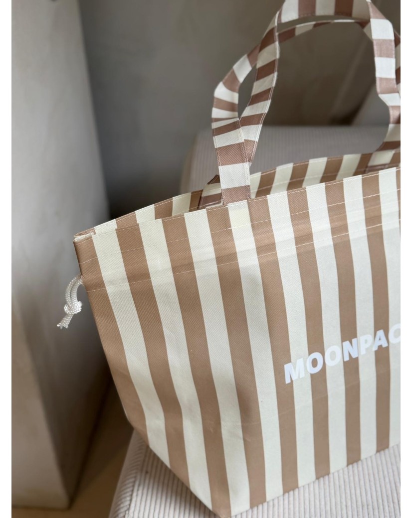 Bolsa NICE LINEA Beige – L (58 x 24 x 35 cm)