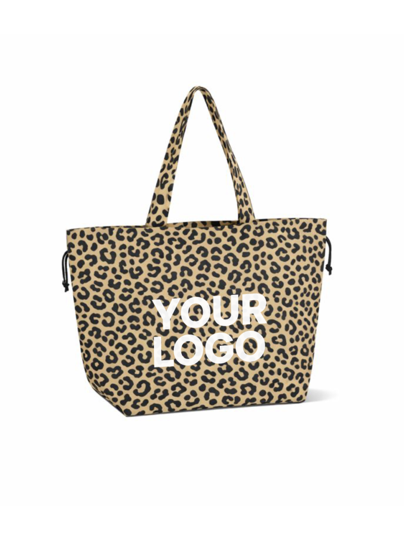 TASCHE NICE Leopardenmuster – L (58 x 24 x 35 cm)
