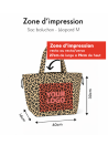 NICE BAG – LEOPARD PRINT – M (40x14x30cm)