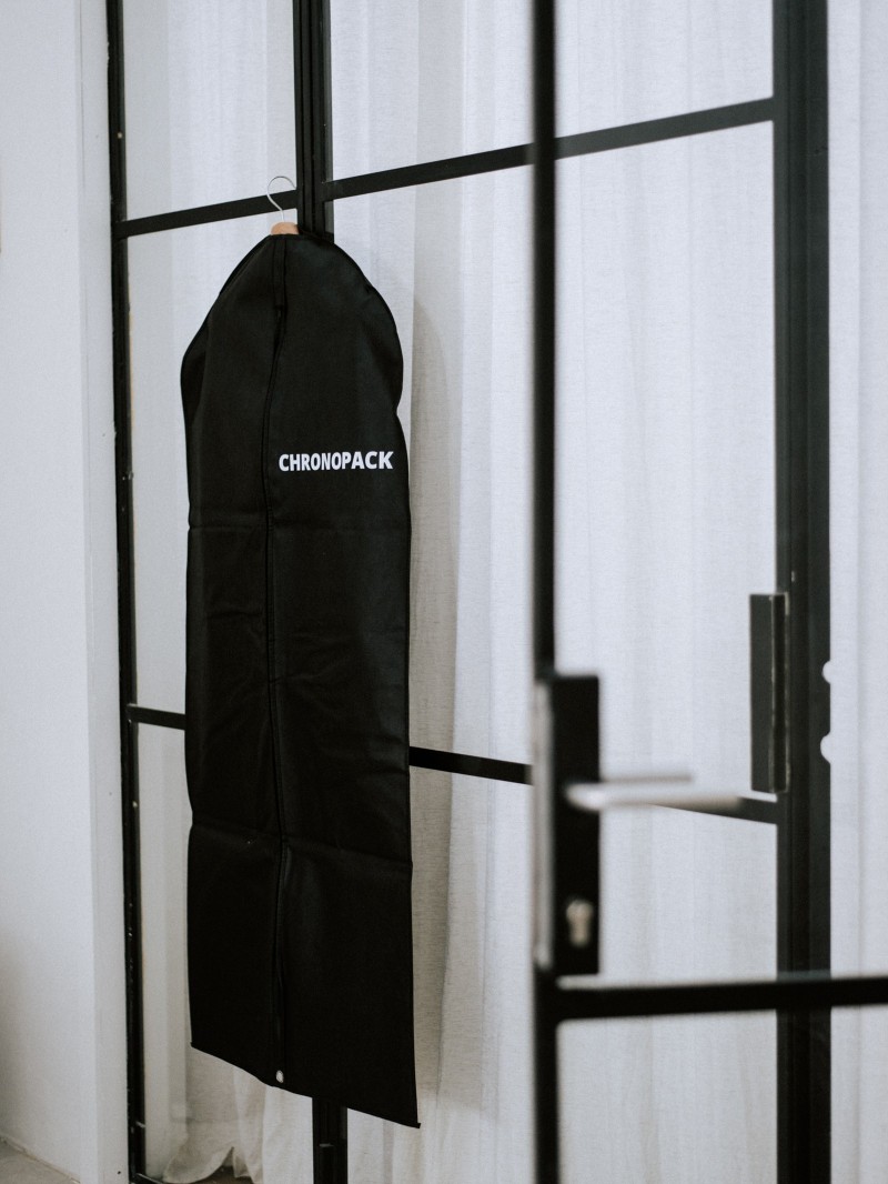 HOUSSE À VÊTEMENTS MILAN - NOIR (65x185cm)