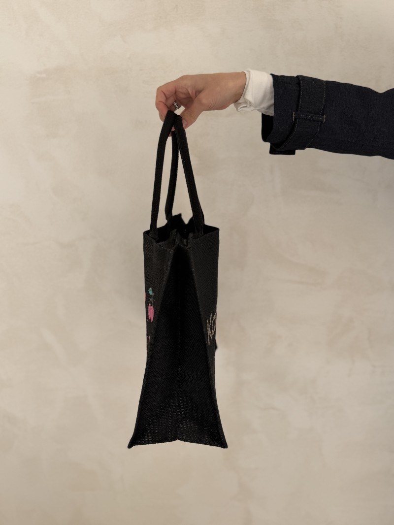 Sacs en toile de jute noir personnalisés avec votre logo - Commandez maintenant
