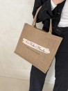 JUTE DRAAGTAS IBIZA NATUREL - M (35x15x30 cm)