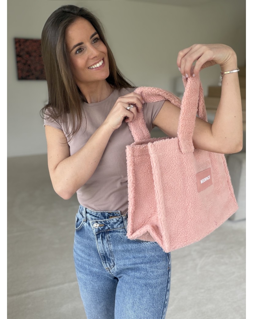 TEDDY BAG - POWDER PINK