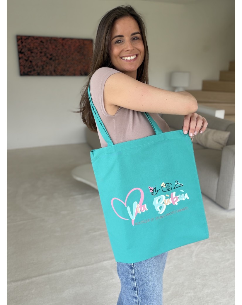 Bag PARIS - Petrol (38x42 cm)