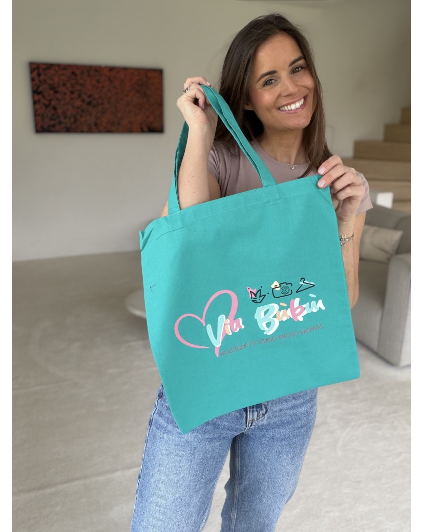 Bag PARIS - Petrol (38x42 cm)