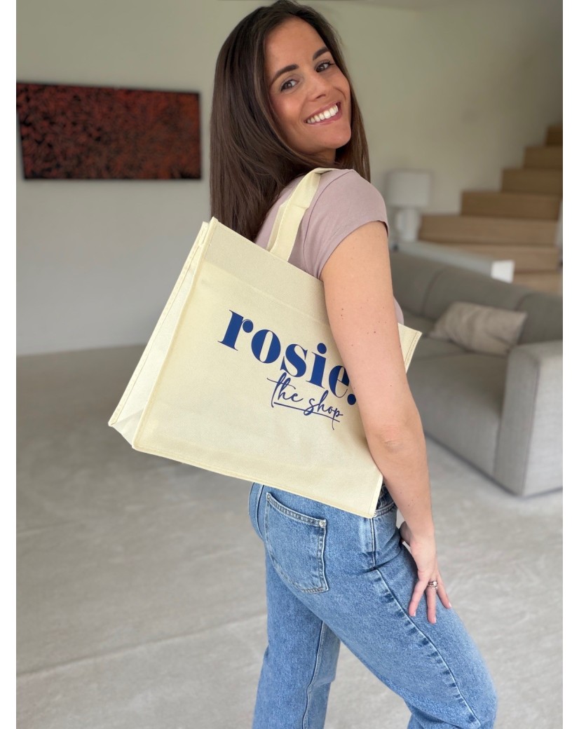 LYON BEIGE BAG - M (35x12x28cm)