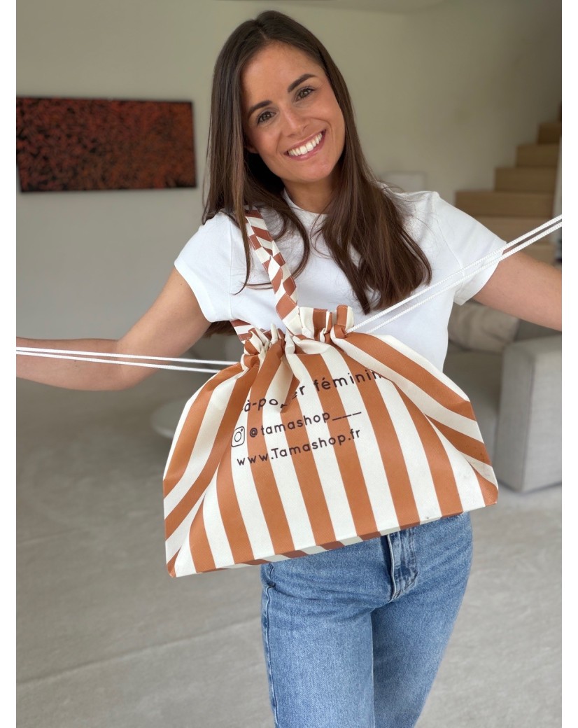 NICE BAG LINEA – TERRACOTTA - L (58 x 24 x 35 cm)