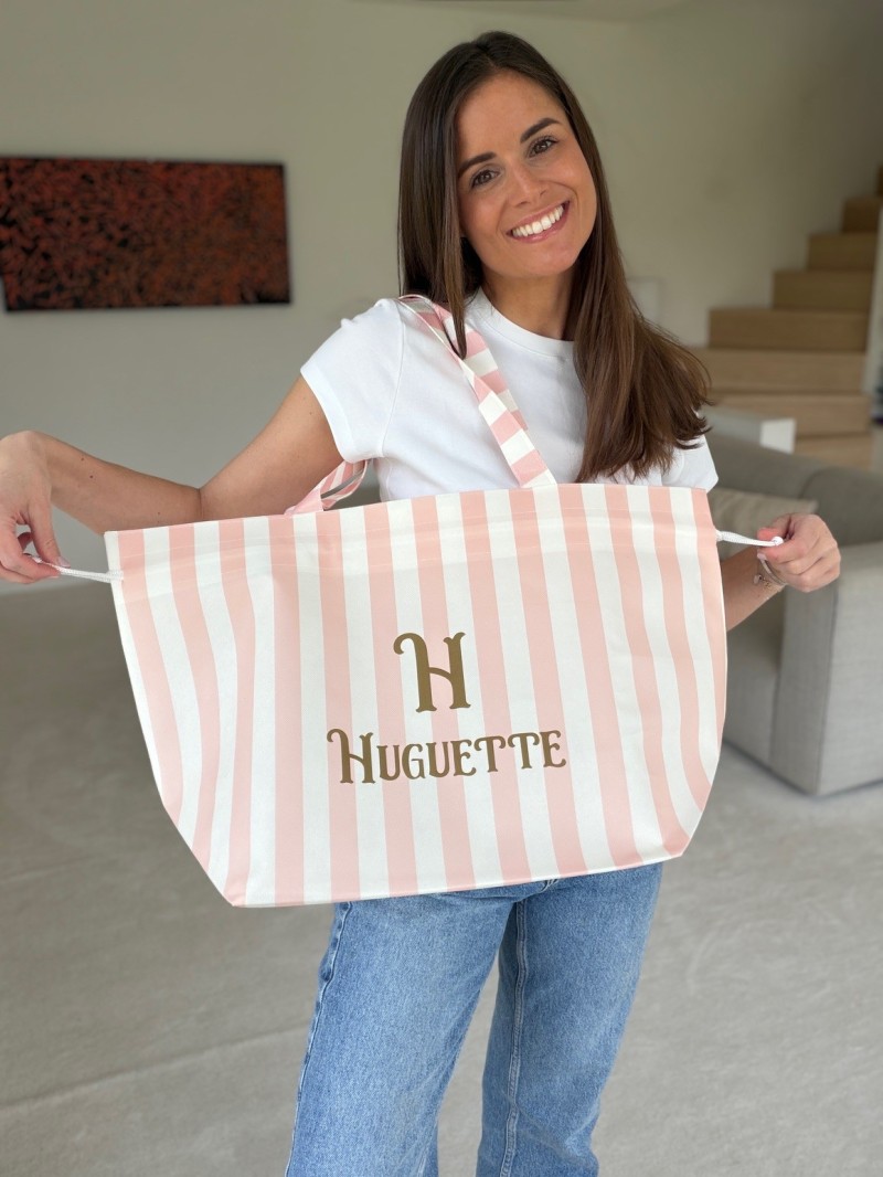 DRAAGTAS NICE LINEA – LICHTROZE - L (58 x 24 x 35 cm)