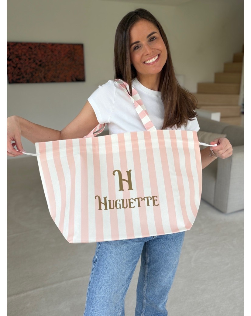 Tasche NICE LINEA Hellrosa – L (58 x 24 x 35 cm)