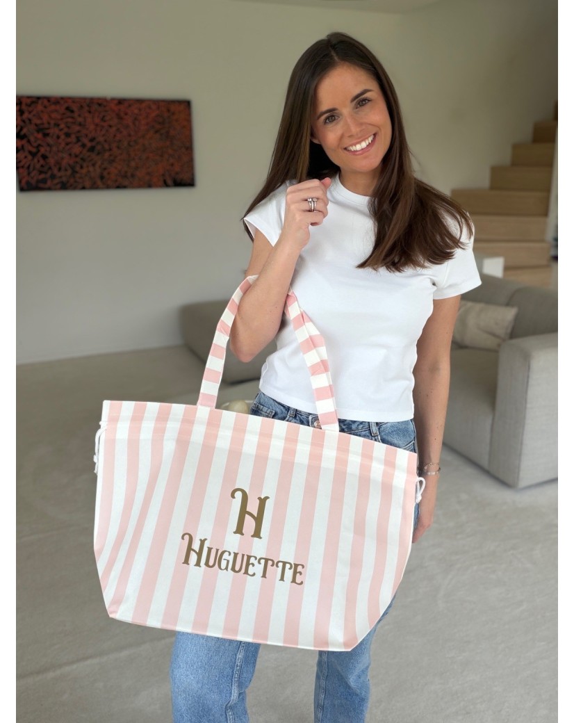 Tasche NICE LINEA Hellrosa – L (58 x 24 x 35 cm)