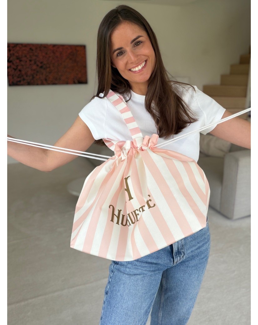 Tasche NICE LINEA Hellrosa – L (58 x 24 x 35 cm)