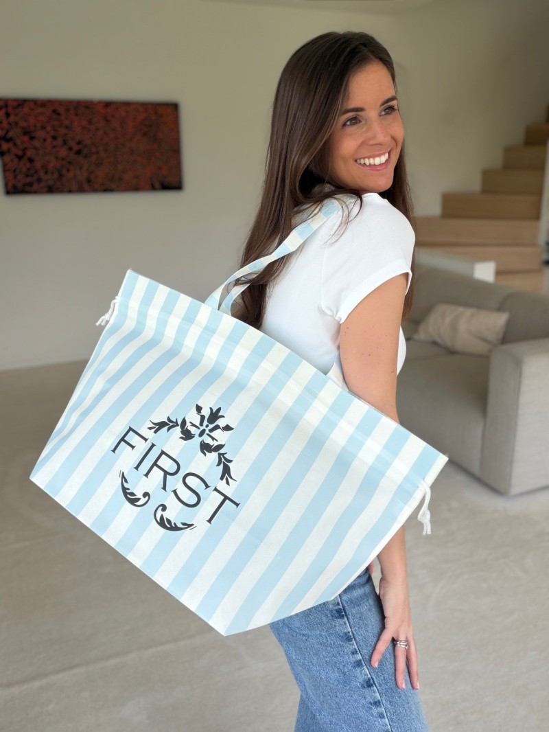 Bolsa NICE LINEA Azul – L (58 x 24 x 35 cm)