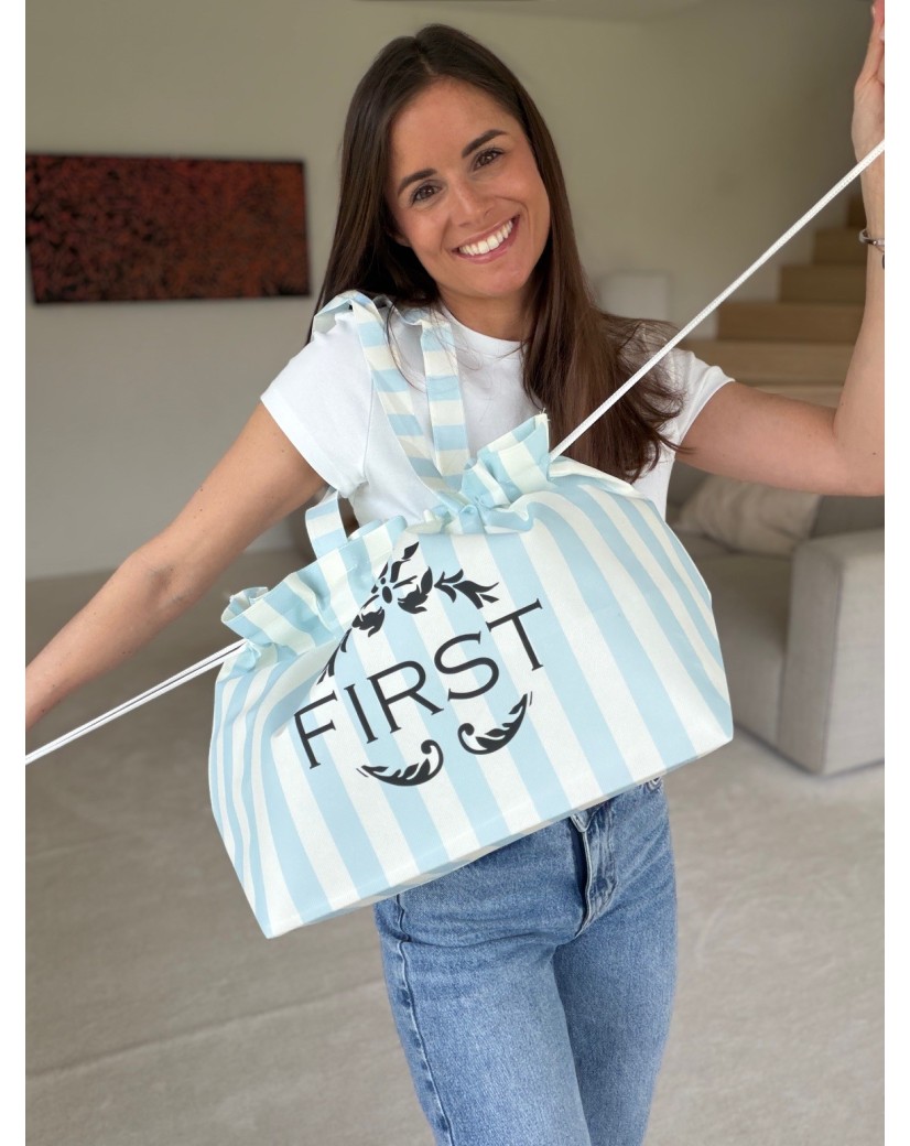Bolsa NICE LINEA Azul – L (58 x 24 x 35 cm)