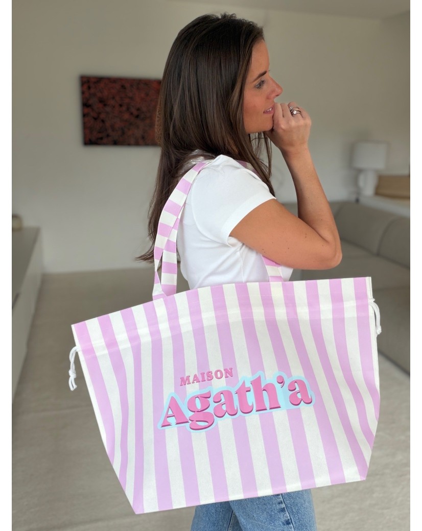 NICE BAG LINEA – PEPPY PINK - L (58 x 24 x 35 cm)