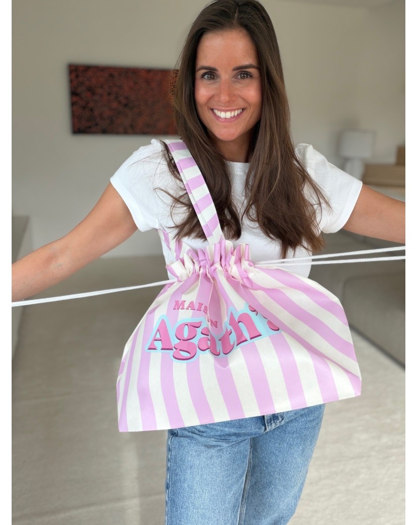 NICE BAG LINEA – PEPPY PINK - L (58 x 24 x 35 cm)