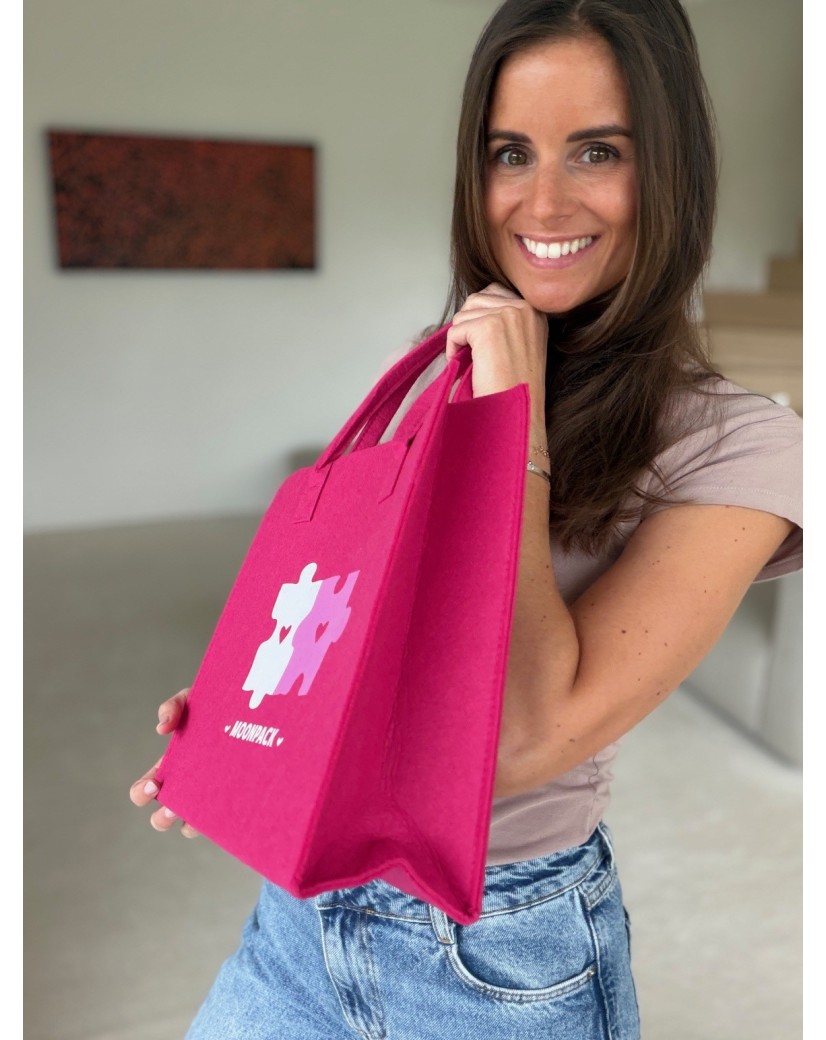 SAC GRENOBLE - FUSCHIA - M (35,5x11x28,5cm)
