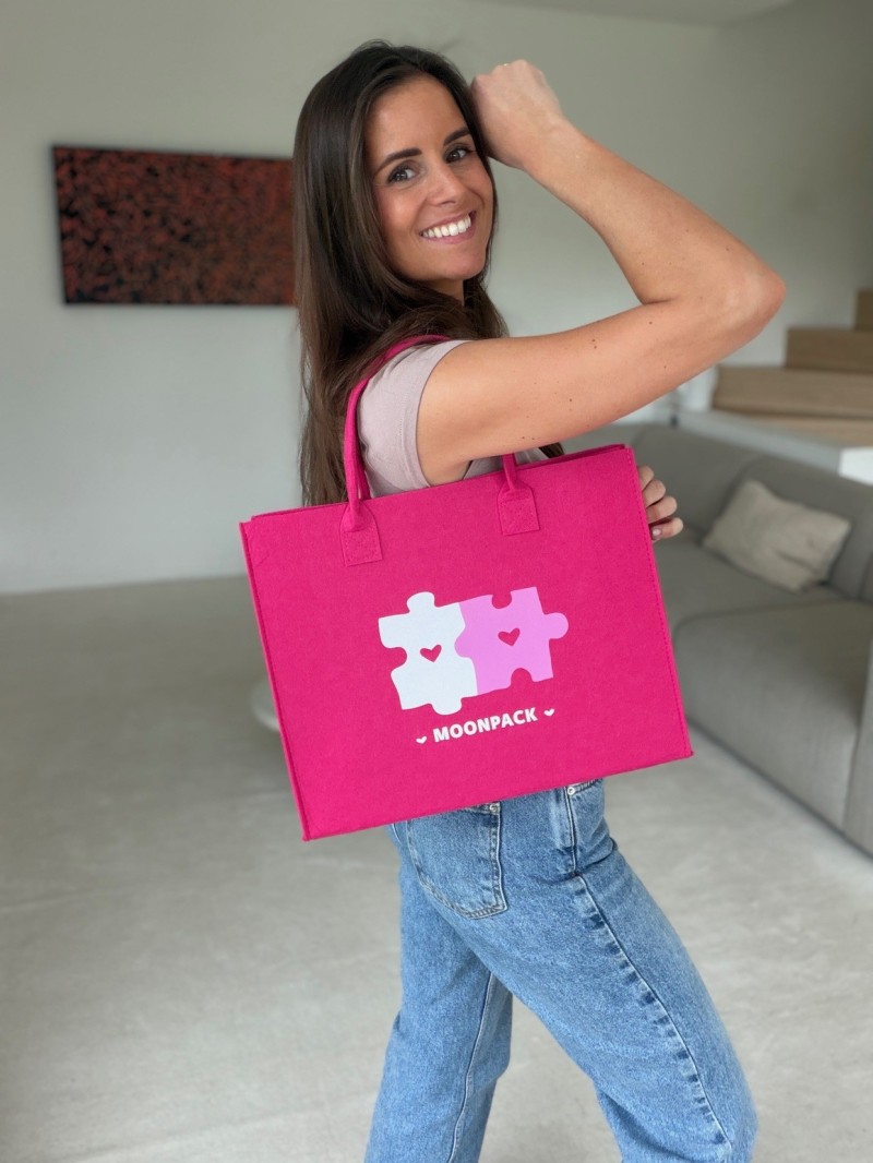 SAC GRENOBLE - FUSCHIA - M (35,5x11x28,5cm)