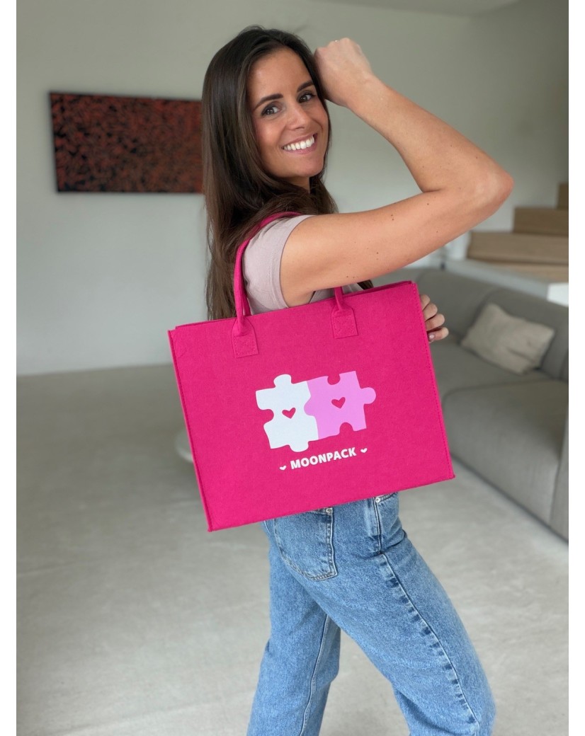 SAC GRENOBLE - FUSCHIA - M (35,5x11x28,5cm)