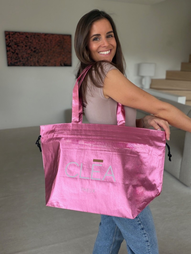 BOLSA NICE ROSA ORO L (58x24x35cm)