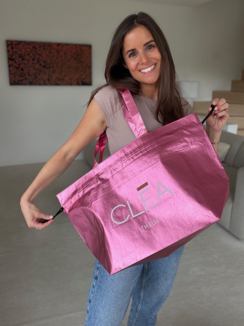 NICE PINK GOLD BAG L (58x24x35cm)