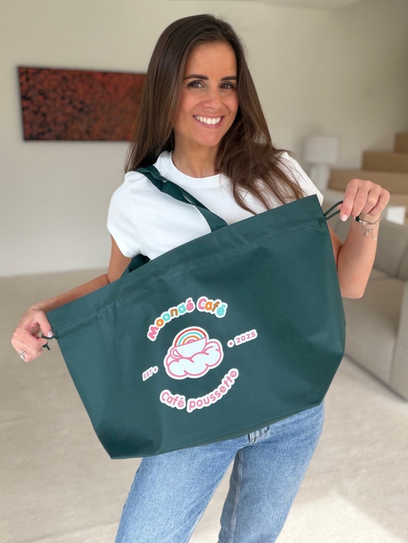 SAC NICE VERT SAPIN L (58x24x35cm)