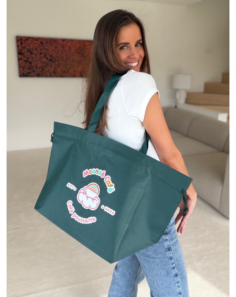 Nice Reusable Bag Forest Green L (58x24x35cm)
