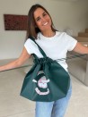 Bolso reutilizable Nice Verde Abeto L (58x24x35cm)