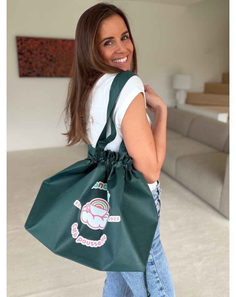 Bolso reutilizable Nice Verde Abeto L (58x24x35cm)