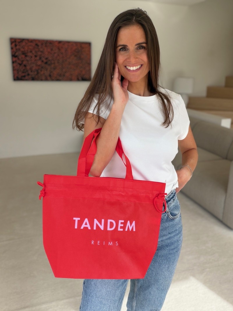 Nice Reusable Bag Red - M (40x14x30cm)