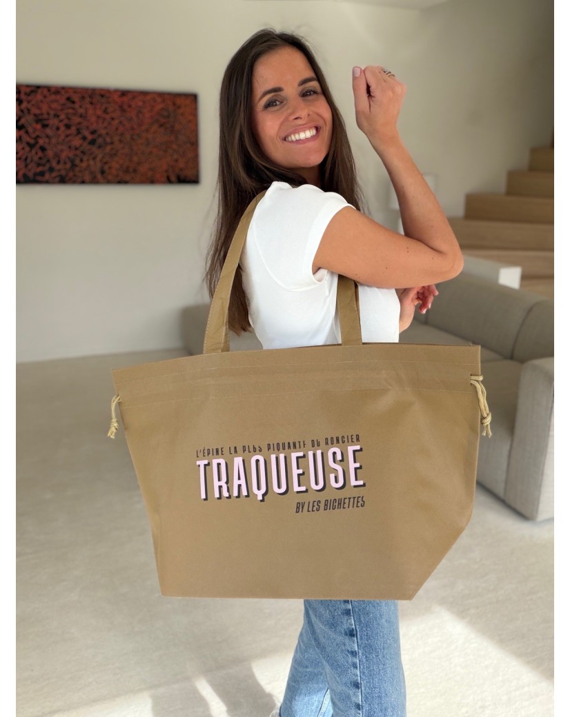BOLSA NICE BEIGE L (58x24x35cm)