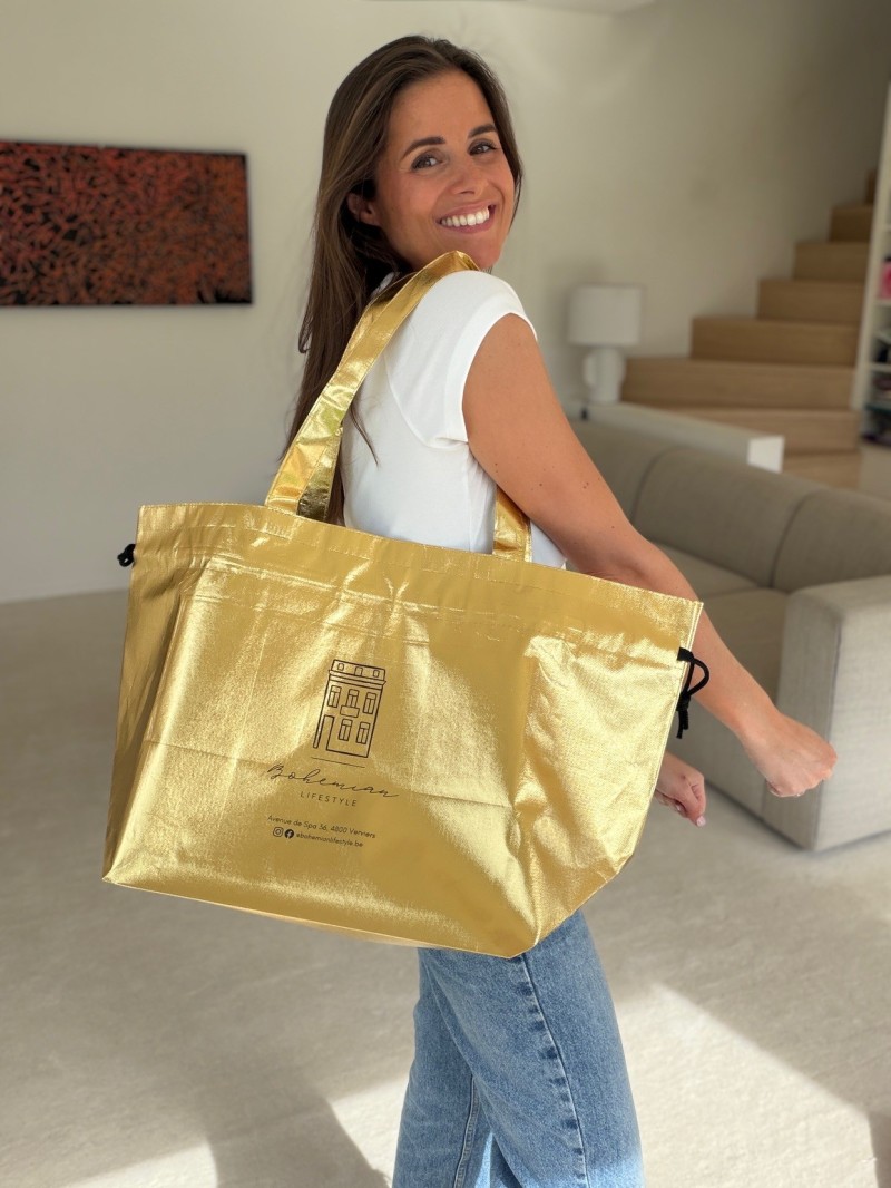 Bolsa NICE ORO L (58x24x35cm)