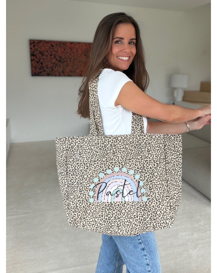 NANCY TASCHEN - LICHT LEOPARD 🤎 (43x15x36 cm)