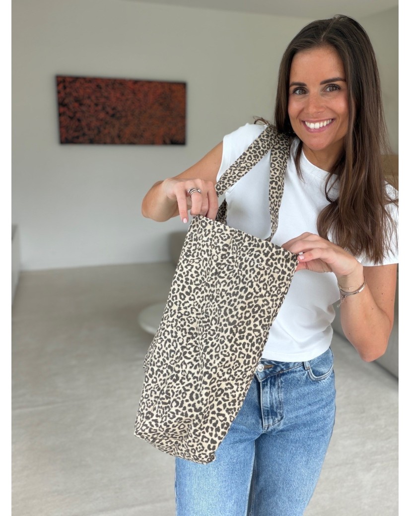 NANCY TASCHEN - LICHT LEOPARD 🤎 (43x15x36 cm)