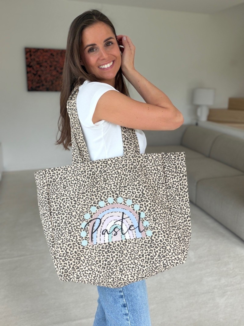 NANCY TASCHEN - LICHT LEOPARD 🤎 (43x15x36 cm)