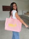 COTTON BAG "NANCY" – PINK (43x15x36cm)