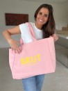 BAUMWOLLTASCHE "NANCY" – ROSA (43x15x36cm)