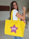 BOLSA DE ALGODÓN "NANCY" – AMARILLO (43x15x36cm)