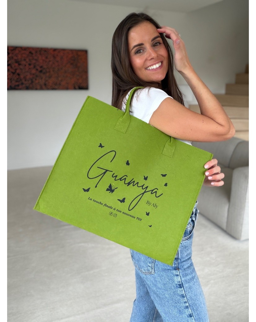VILTEN DRAAGTAS "GRENOBLE" - GROEN - L (42x12x35cm)