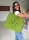 VILTEN DRAAGTAS "GRENOBLE" - GROEN - L (42x12x35cm)