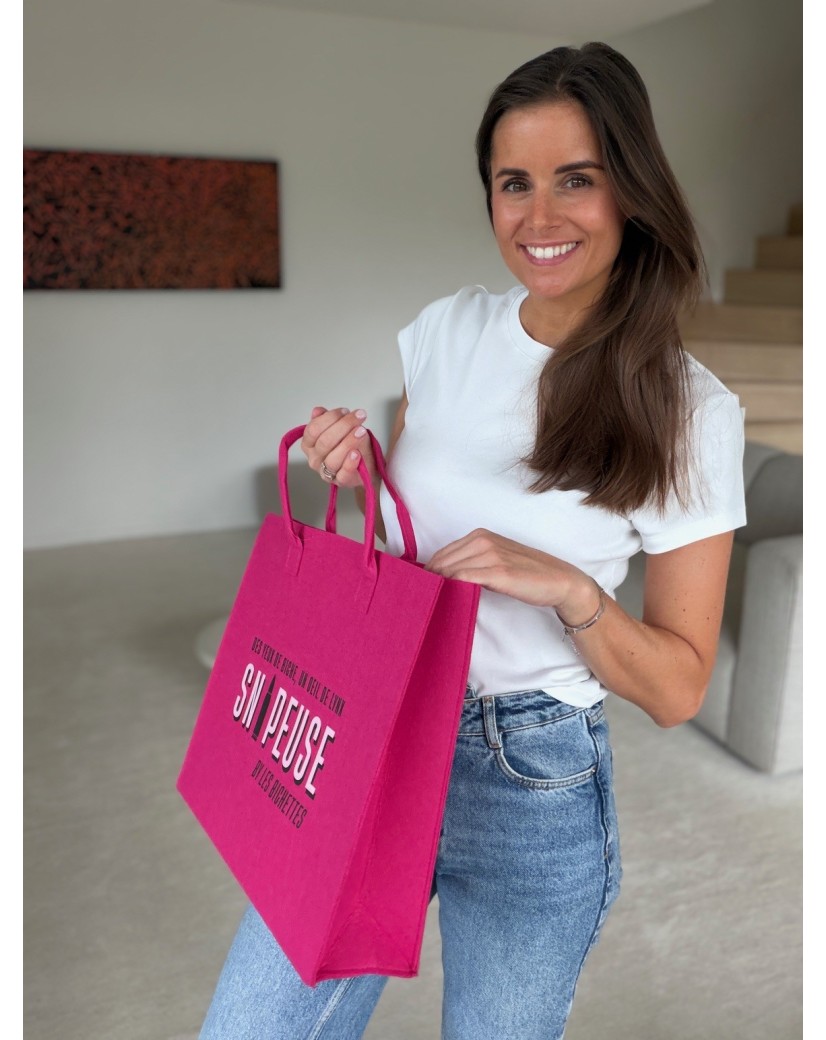 SAC GRENOBLE - FUSCHIA -  L (42x12x35cm)