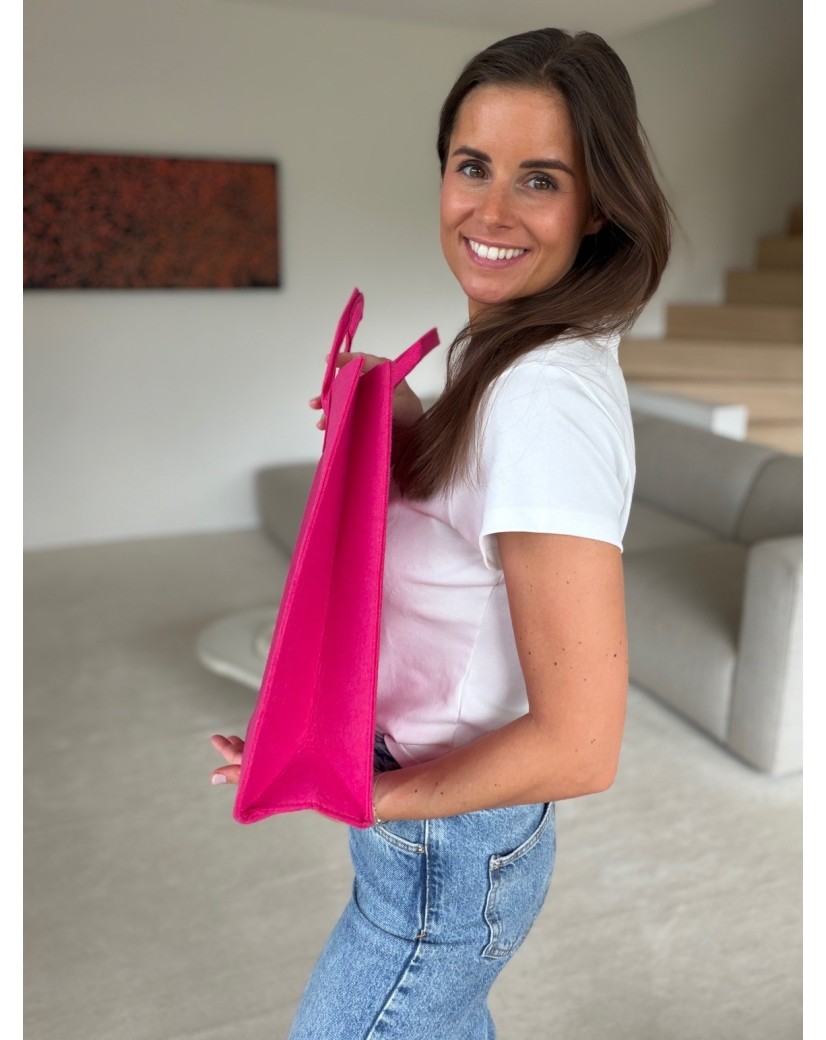 SAC GRENOBLE - FUSCHIA -  L (42x12x35cm)