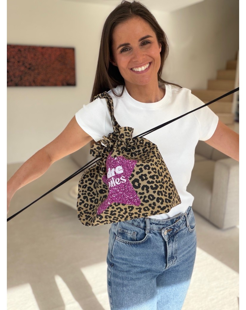 Tasche NICE Leopard – M (40 x 14 x 30 cm)