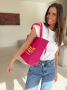 Bolso reutilizable Nice Fucsia - M (40x14x30cm)