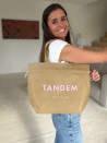 Nice Reusable Bag Beige - M (40x14x30cm)