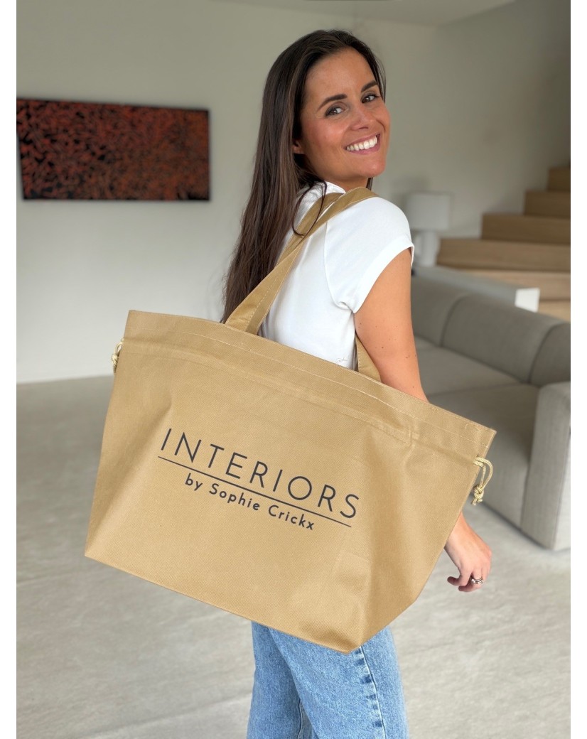 BOLSA NICE BEIGE L (58x24x35cm)