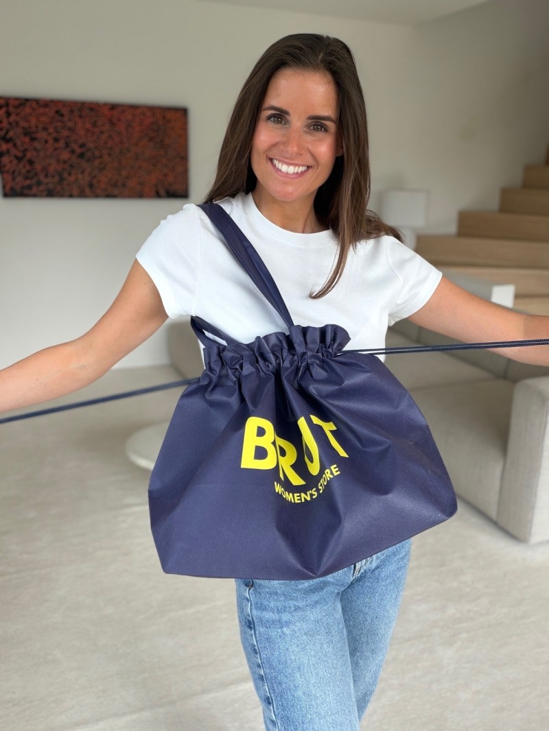 Bolso NICE azul talla L (58x24x35cm)