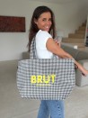 Tasche NICE Hahnentritt – L (58 x 24 x 35 cm)