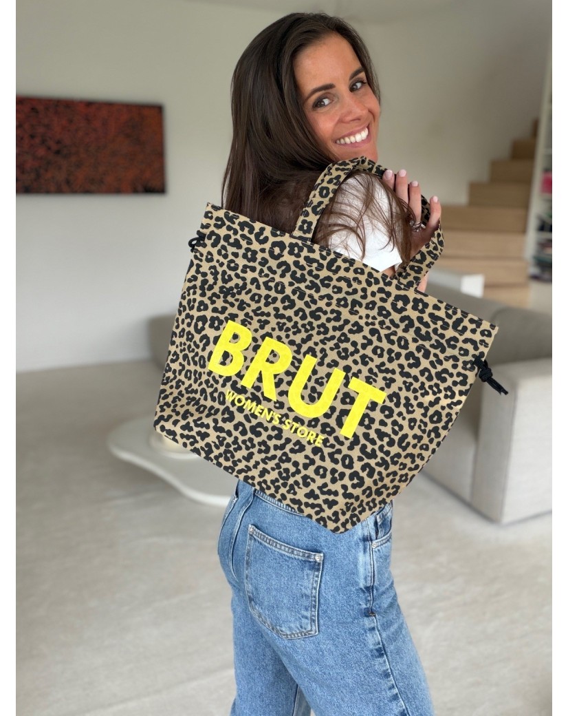 NICE BAG – LEOPARD PRINT – M (40x14x30cm)