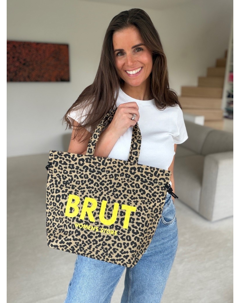NICE BAG – LEOPARD PRINT – M (40x14x30cm)